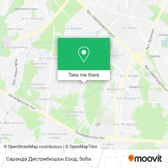 Карта Саранда Дистрибюшън Еоод