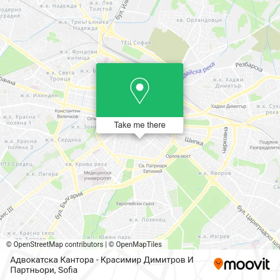 Карта Адвокатска Кантора - Красимир Димитров И Партньори