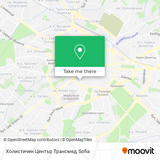 Карта Холистичен Център Трансмед