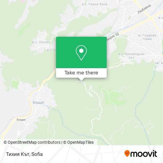 Тихия Кът map