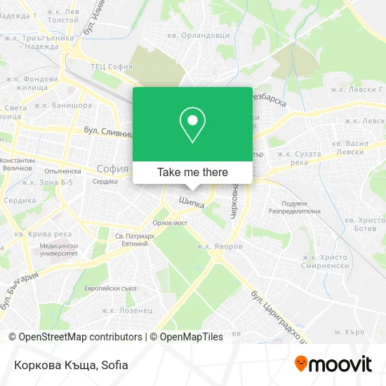 Карта Коркова Къща