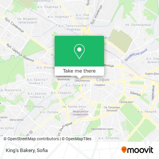 King's Bakery map