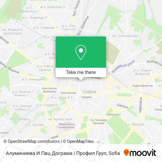Карта Алуминиева И Пвц Дограма | Профил Груп