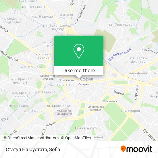 Статуя На Суетата map