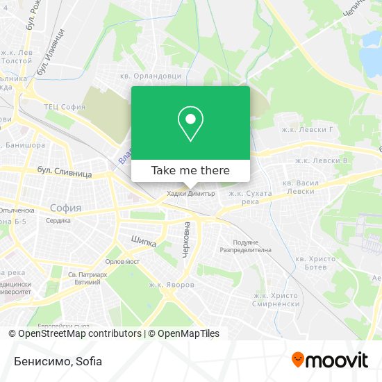 Бенисимо map