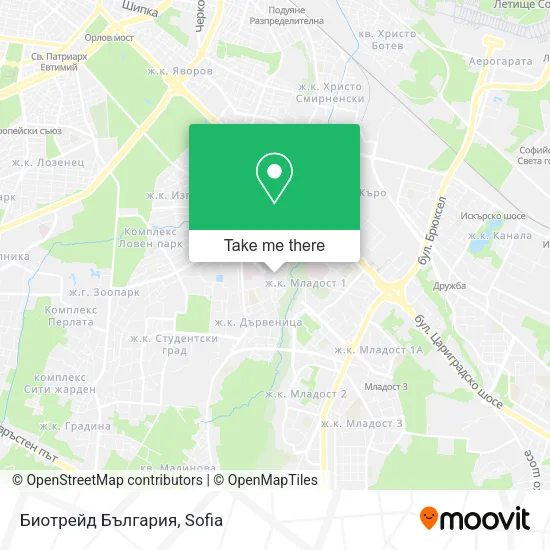 Карта Биотрейд България
