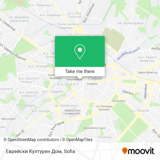 Карта Еврейски Културен Дом