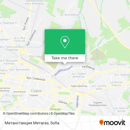 Карта Метанстанция Метагаз