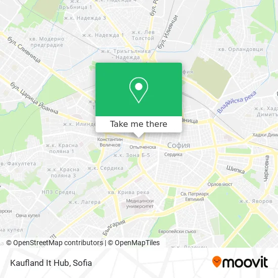 Карта Kaufland It Hub