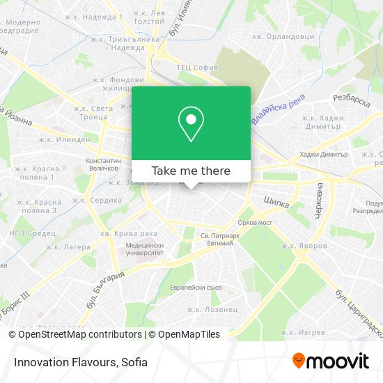 Innovation Flavours map