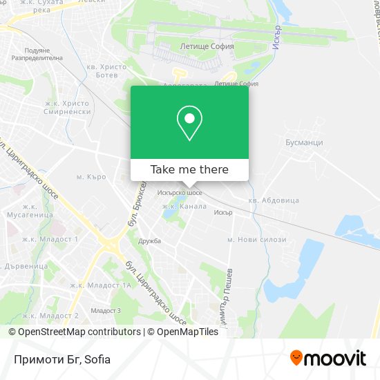 Примоти Бг map