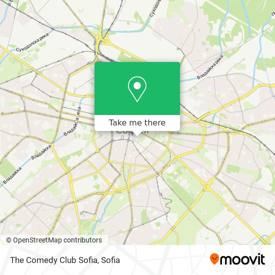 The Comedy Club Sofia map