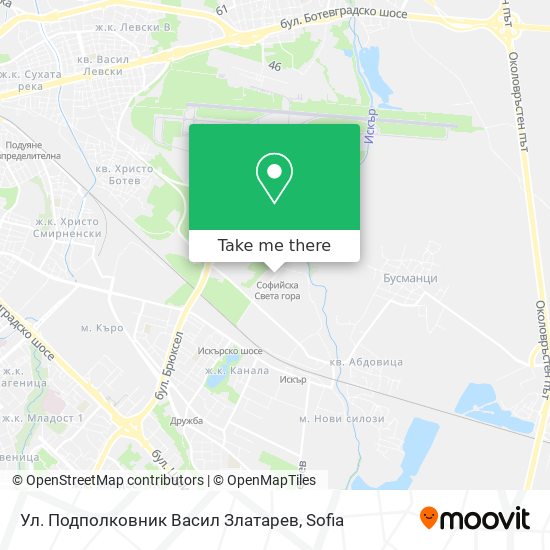 Ул. Подполковник Васил Златарев map