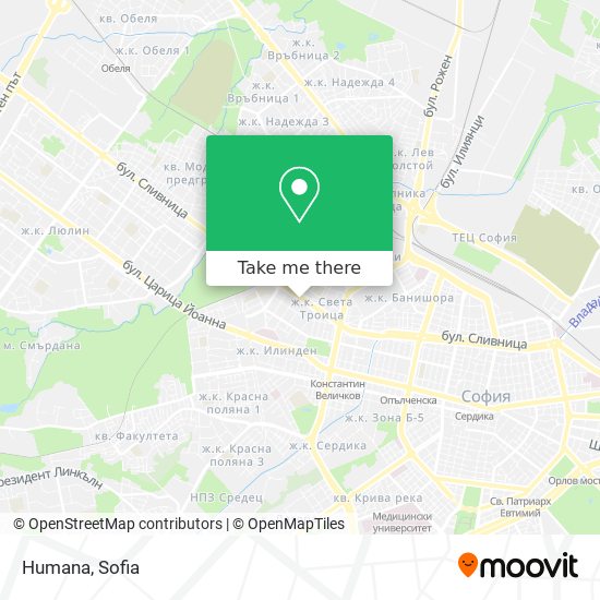 Humana map