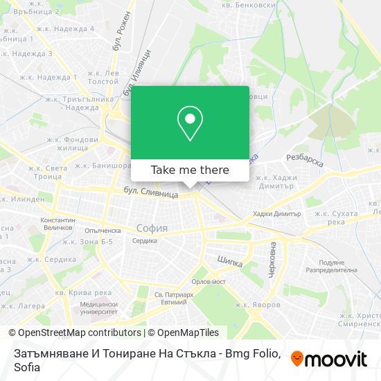 Затъмняване И Тониране На Стъкла - Bmg Folio map