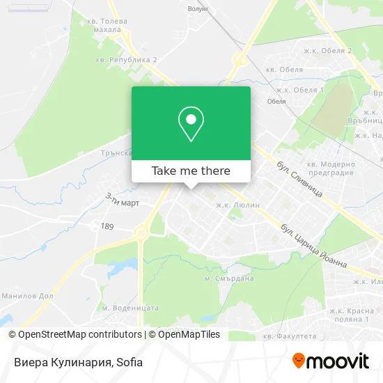 Карта Виера Кулинария