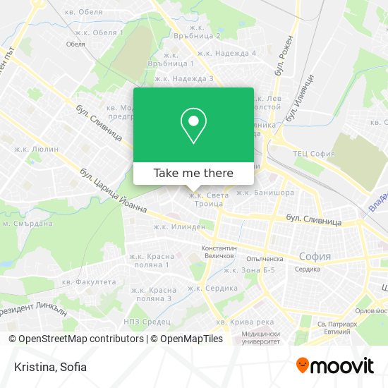 Kristina map