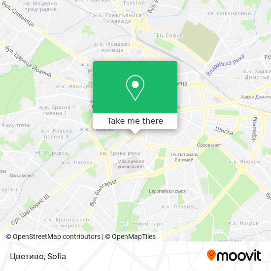 Цветиво map