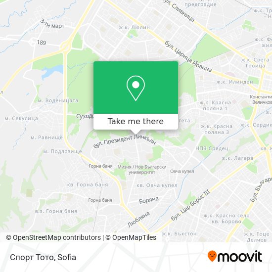Спорт Тото map