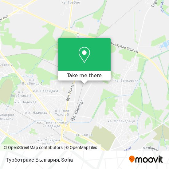 Турботракс България map