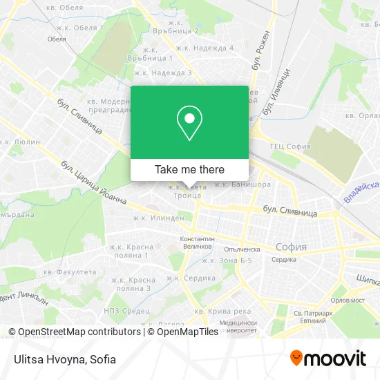 Карта Ulitsa Hvoyna