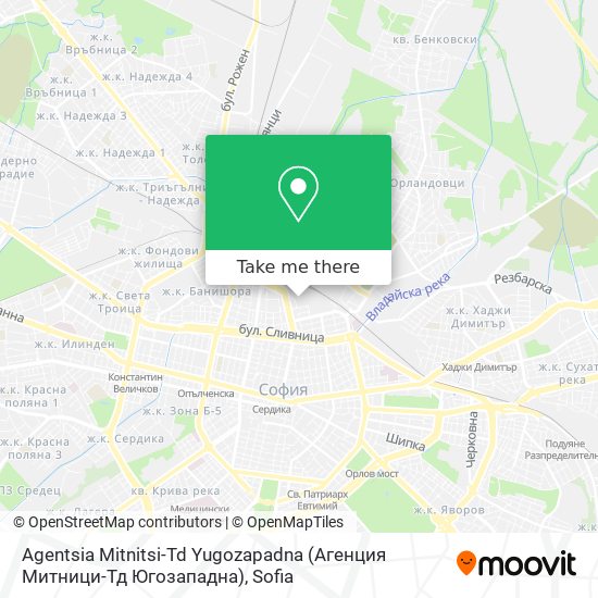 Agentsia Mitnitsi-Td Yugozapadna (Агенция Митници-Тд Югозападна) map