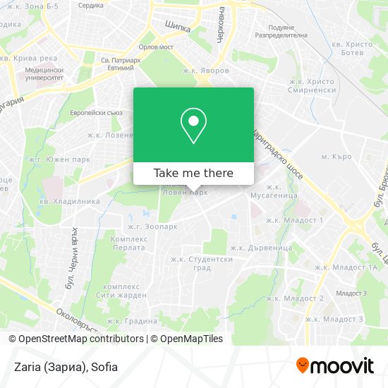 Zaria (Зариа) map