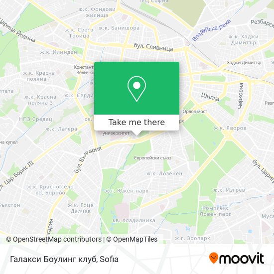 Галакси Боулинг клуб map