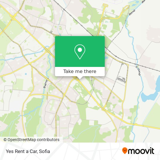 Yes Rent a Car map