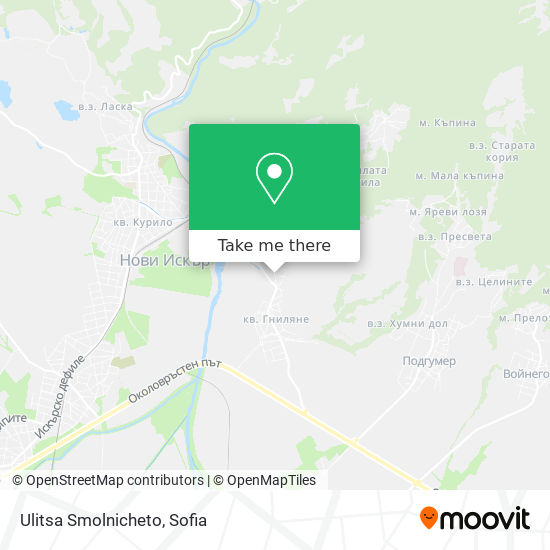 Ulitsa Smolnicheto map