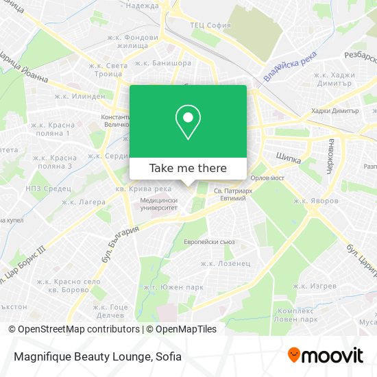 Magnifique Beauty Lounge map