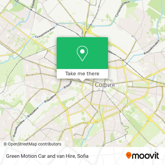 Green Motion Car and van Hire map