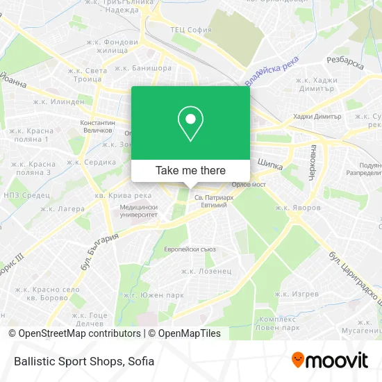 Карта Ballistic Sport Shops
