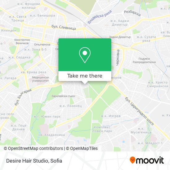 Desire Hair Studio map