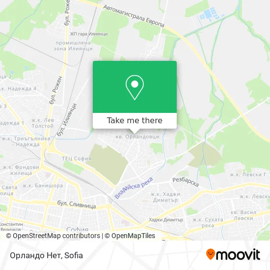 Карта Орландо Нет
