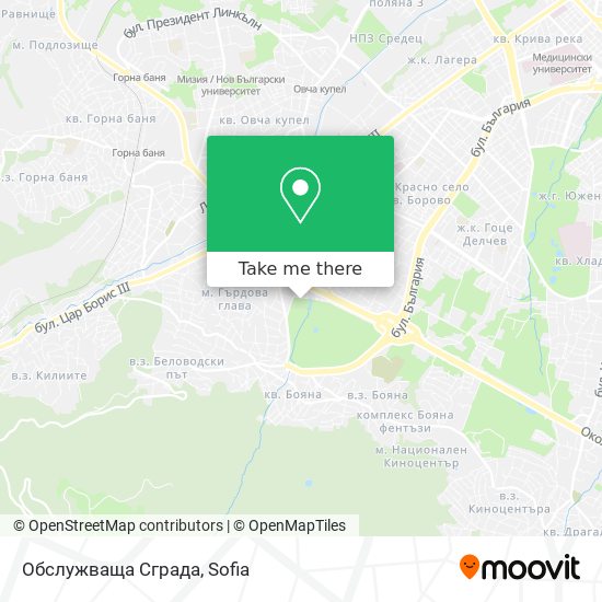 Обслужваща Сграда map