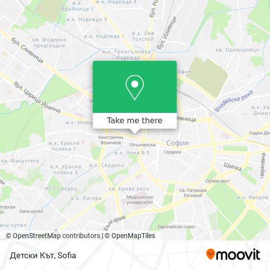 Детски Кът map