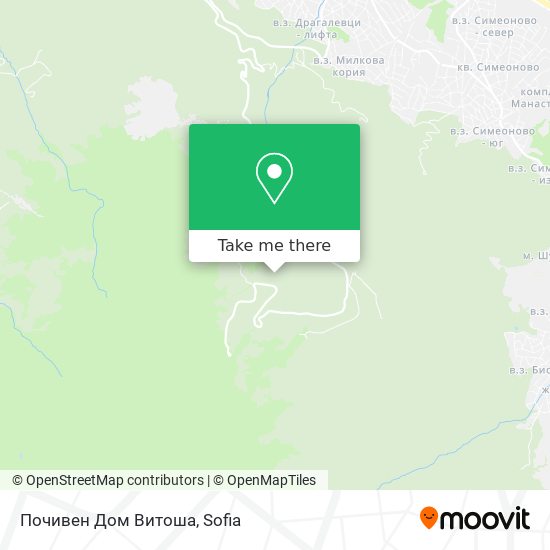 Почивен Дом Витоша map