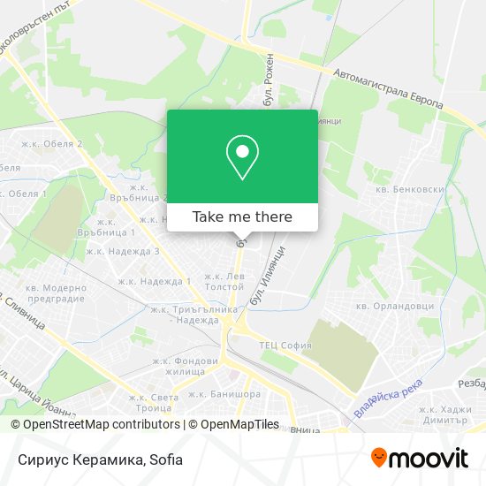 Сириус Керамика map