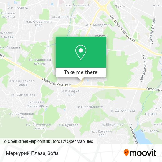 Меркурий Плаза map