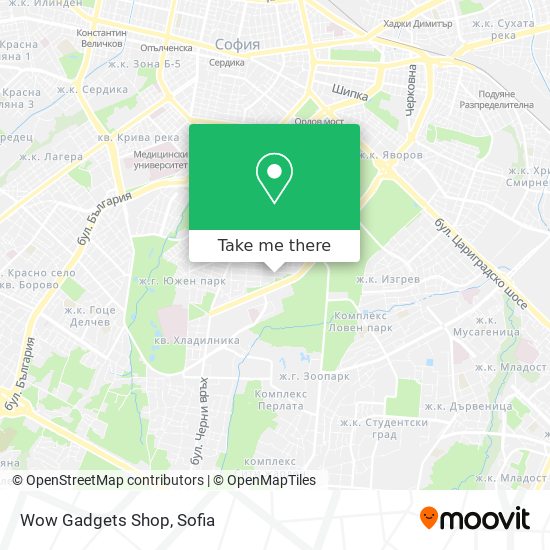 Wow Gadgets Shop map