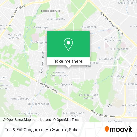 Tea & Eat Сладостта На Живота map