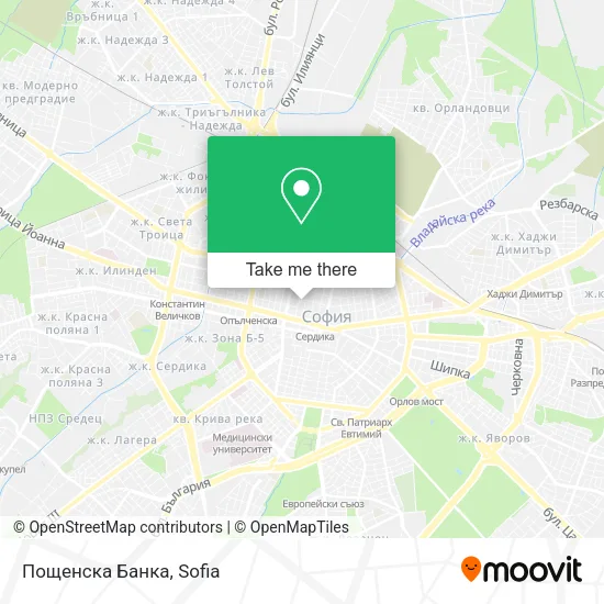 Пощенска Банка map