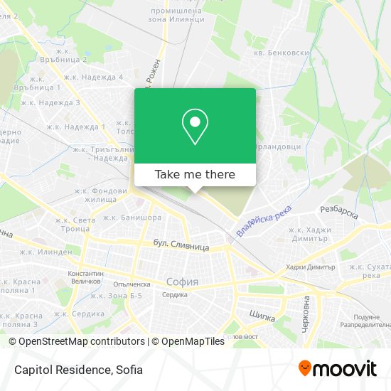 Capitol Residence map