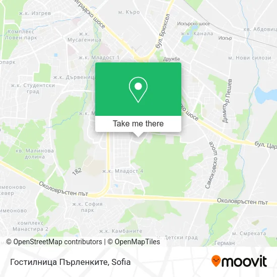 Карта Гостилница Пърленките