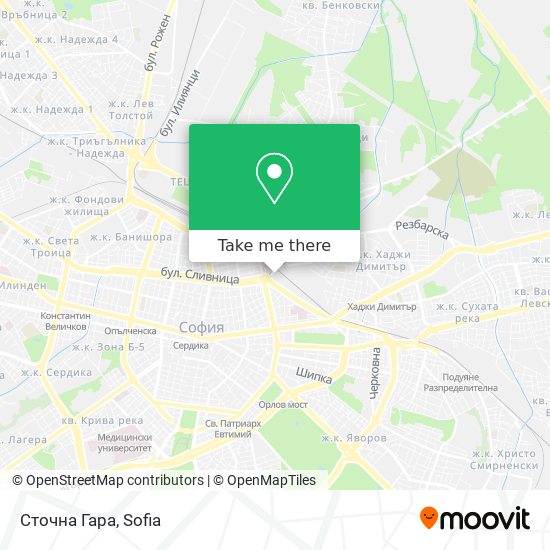 Сточна Гара map