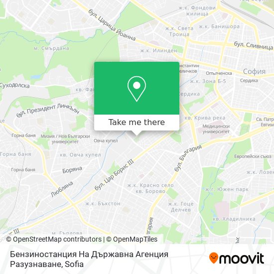 Бензиностанция На Държавна Агенция Разузнаване map