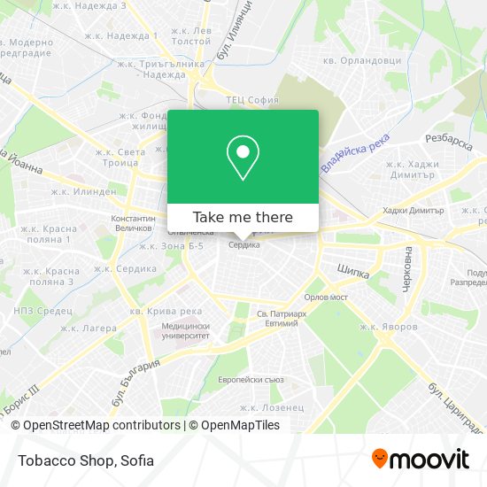 Tobacco Shop map