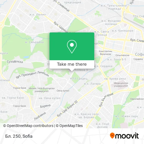 Карта Бл. 250