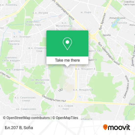 Карта Бл.207 В